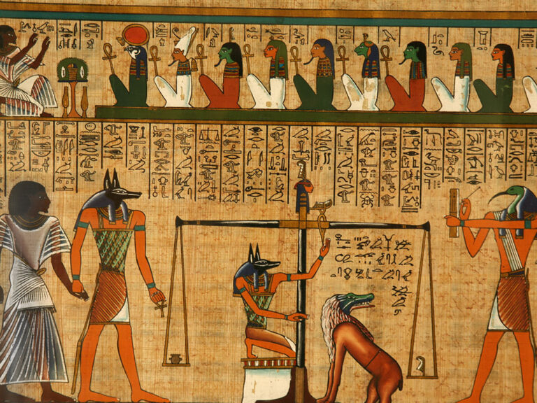 Imagem que representa a arte rupestre e hieróglifos